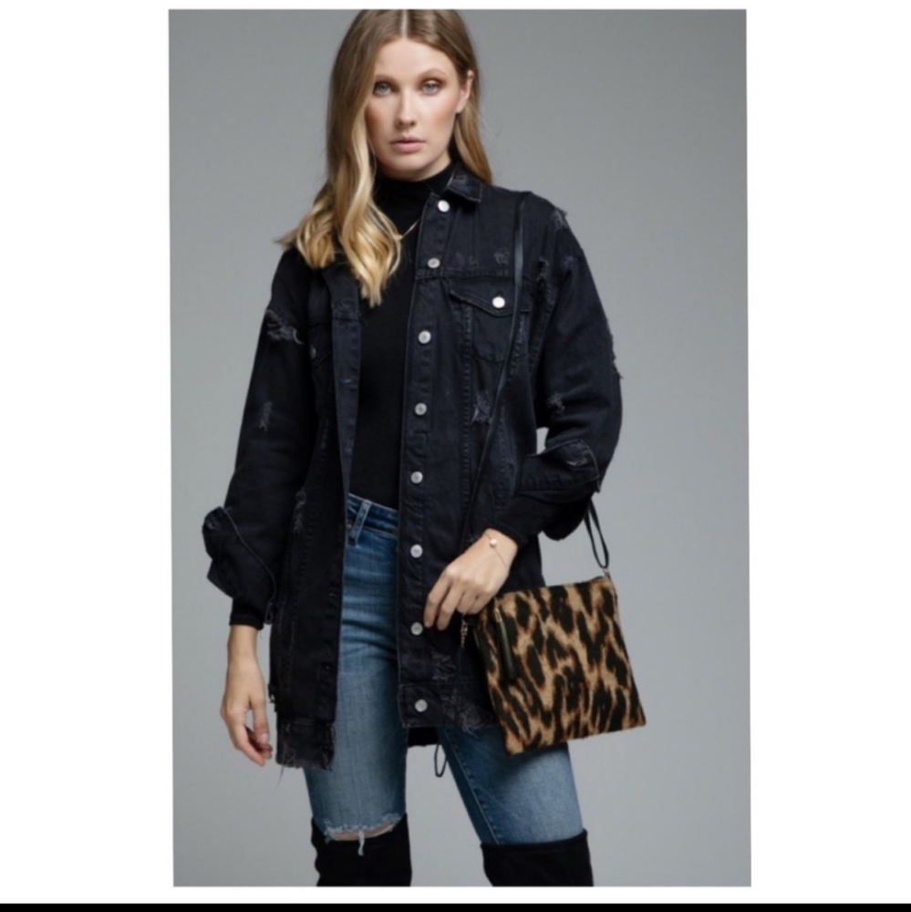 Aniimal print crossbody bag